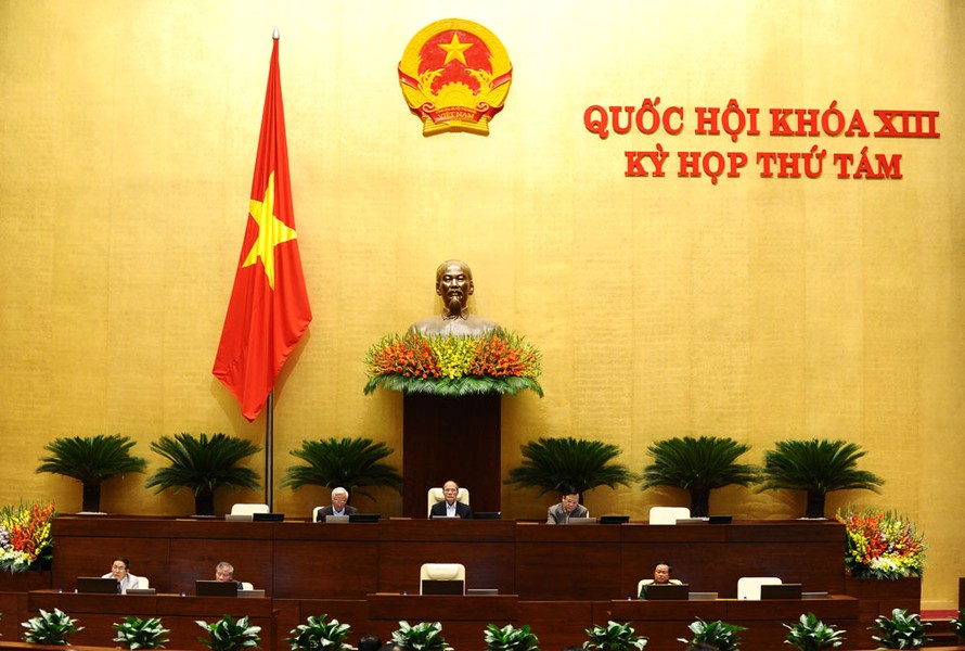 Sáng nay, Quốc hội đã thông qua Luật sửa đổi, bổ sung một số điều của Luật Hàng không dân dụng Việt Nam. Ảnh: Như Ý.