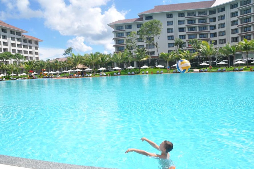 Khu nghỉ dưỡng Vinpearl Resort Phú Quốc nơi diễn ra Vòng chung kết cuộc thi Hoa hậu Việt Nam 2014.