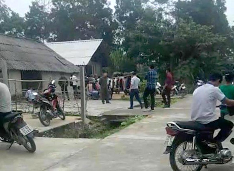 Ngôi nhà nơi xảy ra sự việc.