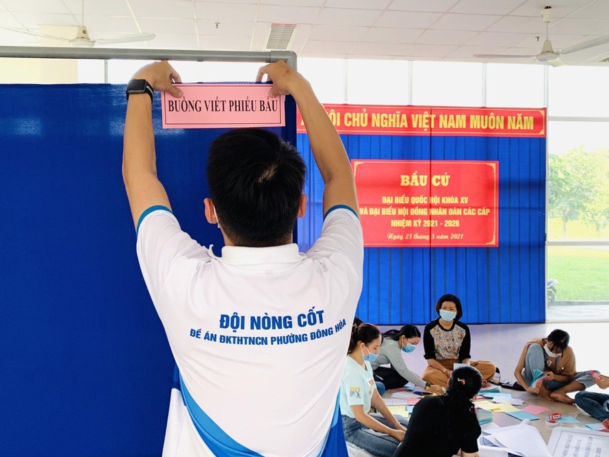 Gần 9.000 sinh viên tại KTX ĐHQG TP. HCM tham gia bầu cử