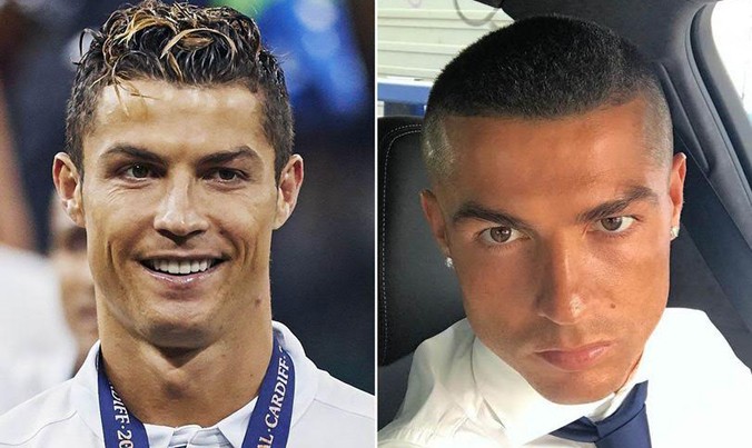 Nam sinh bị đình chỉ học vì để tóc móng lừa giống Ronaldo
