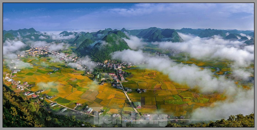 Mùa vàng ở Bắc Sơn dịp tháng 11 này hút khách trong và ngoài nước. Ảnh: Doãn Tuấn 