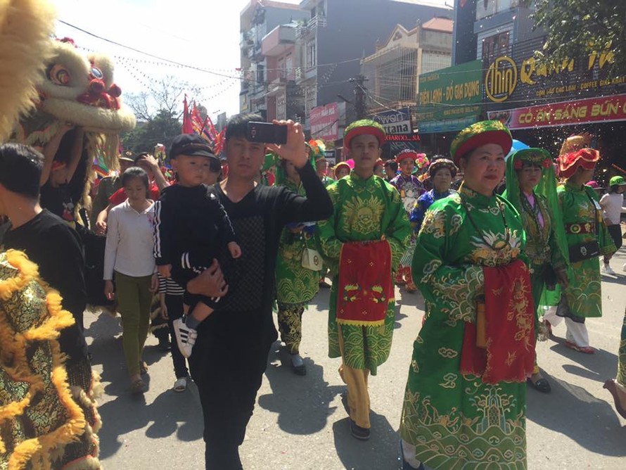 Lễ hội đường phố Tả Phủ- Kỳ Lừa sôi nổi nhất được diễn ra ở TP Lạng Sơn *ảnh: Duy Chiến