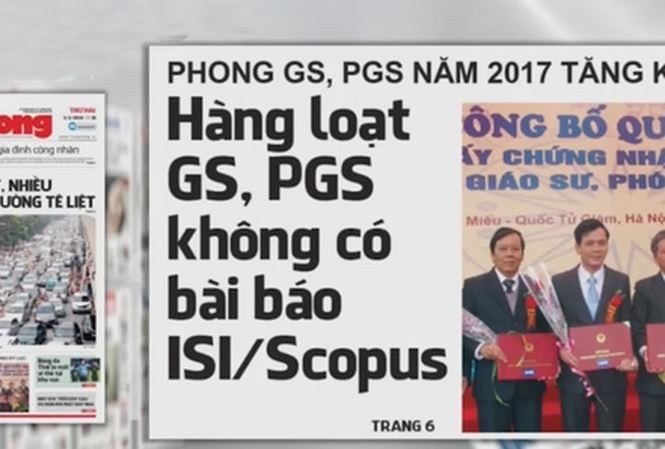 Hôm nay, Hội đồng Chức danh giáo sư Nhà nước họp để chốt kết quả rà soát giáo sư, phó giáo sư năm 2017.