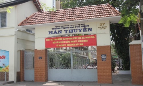 Trường THPT Hàn Thuyên, quận Phú Nhuận, TPHCM 
