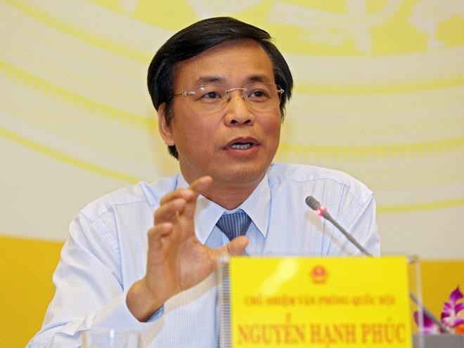 Tổng Thư ký Quốc hội Nguyễn Hạnh Phúc