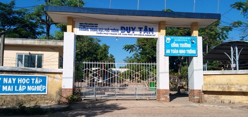 Trường THPT Duy Tân - Tam Kỳ, Quảng Nam.