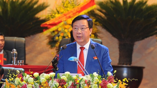 Ông Phạm Xuân Thăng - Bí thư Tỉnh ủy Hải Dương khóa XVII.