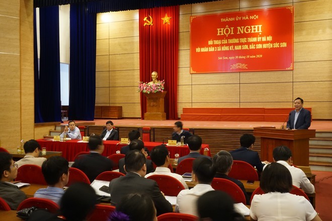 Đồng chí Nguyễn Văn Phong, Phó Bí thư Thành ủy chủ trì hội nghị - Ảnh: ANTĐ