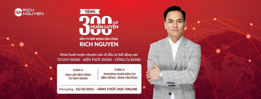 Chuyên gia huấn luyện chiến lược đầu tư bất động sản Rich Nguyen.