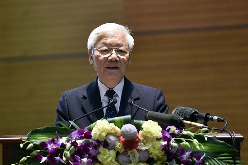 Thay mặt Bộ Chính trị, Tổng Bí thư Nguyễn Phú Trọng vừa ký ban hành Nghị quyết 39