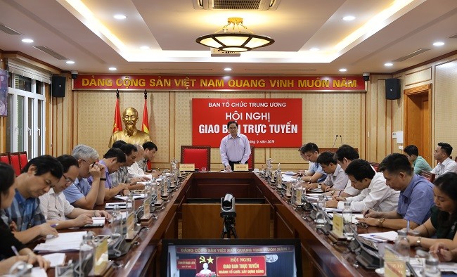 Ông Phạm Minh Chính, Trưởng Ban Tổ chức T.Ư kết luận hội nghị (ảnh BTC)