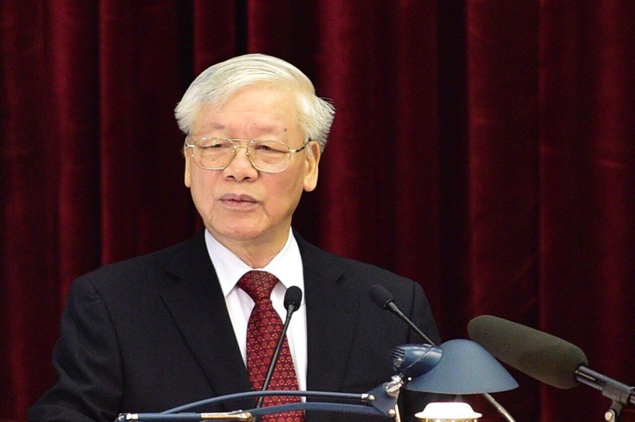 Tổng Bí thư, Chủ tịch nước Nguyễn Phú Trọng phát biểu khai mạc hội nghị
