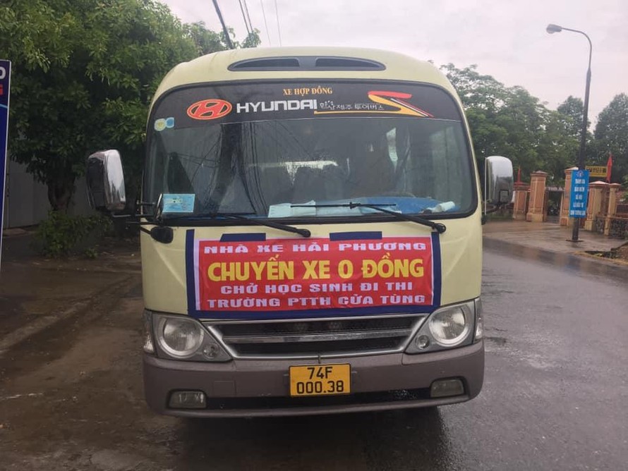 Những chuyến xe, chỗ ở miễn phí tiếp sức sĩ tử