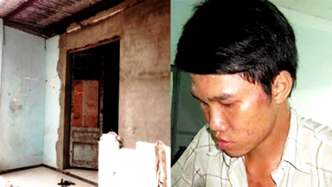 Căn nhà nơi xảy ra vụ án "giao cấu với trẻ em" do 2 thanh niên thực hiện (ảnh trái) và đối tượng Nguyễn Văn Phú (ảnh phải), nghi can hiếp dâm trẻ em. Cả 2 vụ án cùng xảy ra trên địa bàn quận 9 trong hơn tháng qua