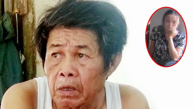 "Dê già" Dương Văn Đương, thủ phạm hãm hại N. khih em mới 15 tuổi.