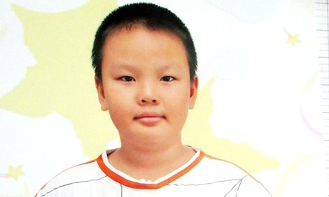 Cháu Hoàng Gia Thịnh (9 tuổi) đi lạc sau khi bỏ trốn . Ảnh: HT