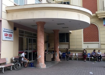 Khoa cấp cứu Bệnh viện Đại học Y Hà Nội.