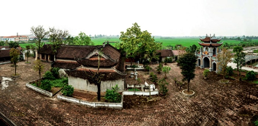 Toàn cảnh chùa Cổ Pháp, TP. Bắc Ninh, tỉnh Bắc Ninh. Ảnh: Trinh Nguyễn