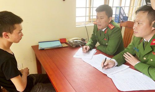 Nghi can Nguyễn Xuân Tú tại cơ quan điều tra