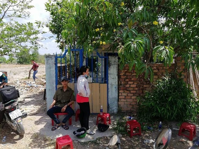 Hiện trường vụ cháy nhà