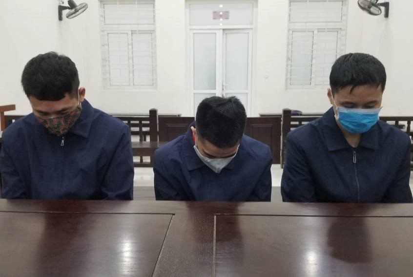 Các bị cáo tại tòa