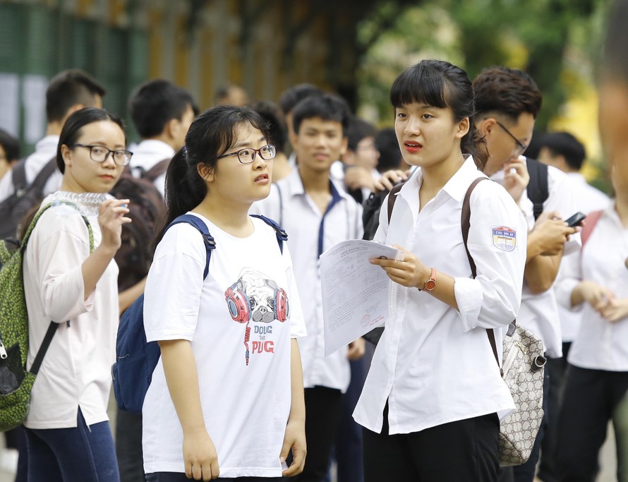 Bộ GD&ĐT công bố phổ điểm môn thi THPT quốc gia 2019