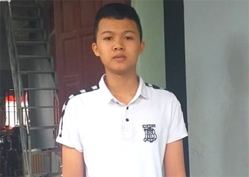 Em Lê Việt Hoàng, cựu học sinh trường THPT Bỉm Sơn (Thanh Hoá). Ảnh: Hà Cường/VTC News