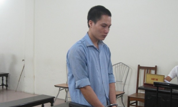 Bị cáo Hà Văn Toàn tại phiên toà.