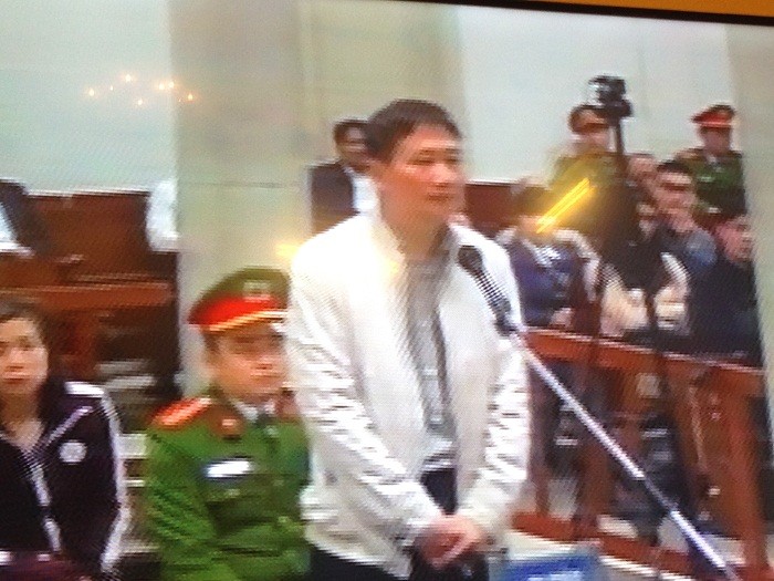 Bị cáo Trịnh Xuân Thanh.