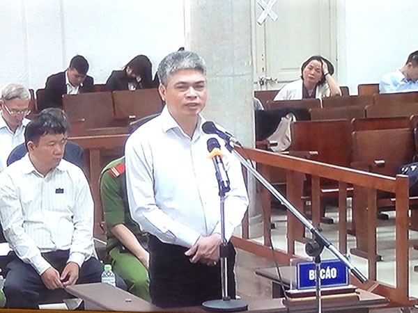 Bị cáo Nguyễn Xuân Sơn - nguyên TGĐ OJB sau giữ chức Phó TGĐ PVN.
