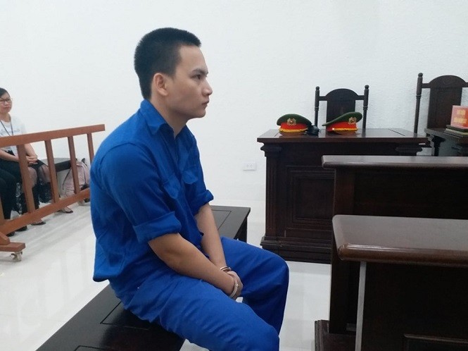 Bị cáo Phan Việt Long tại tòa.