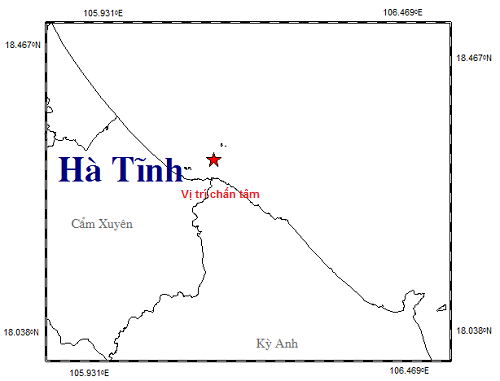 Động đất ở Hà Tĩnh không đáng lo ngại