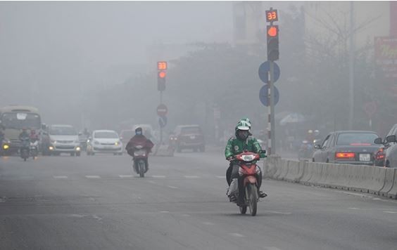 Ô nhiễm không khí tái diễn khắp miền Bắc
