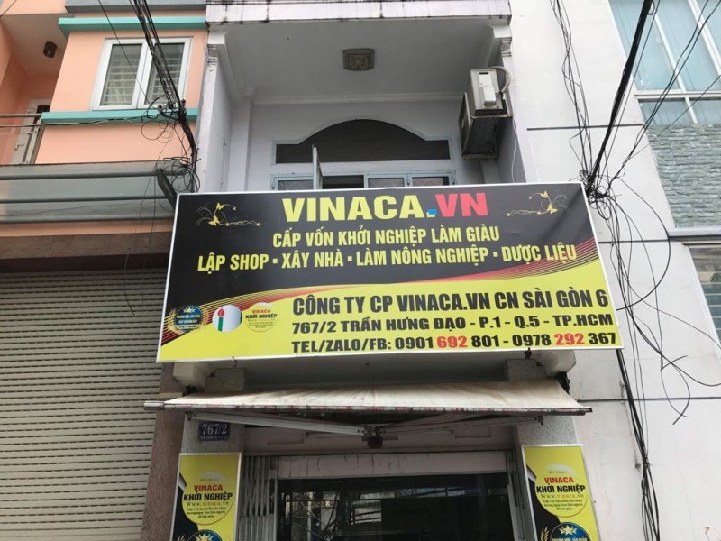 Phát hiện cơ sở kinh doanh Vinaca tại TPHCM