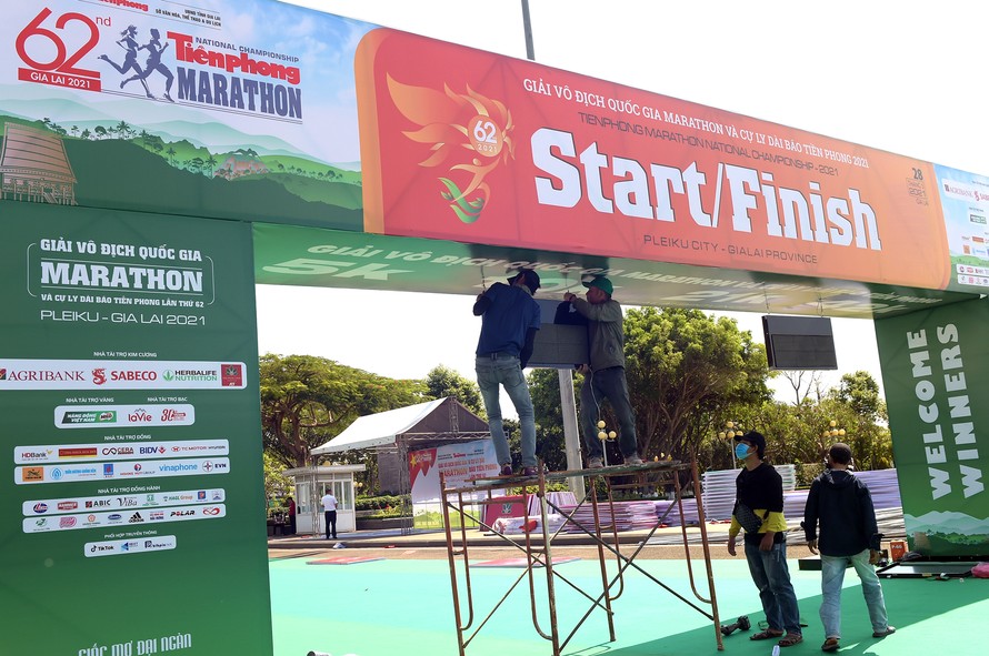 Tiền Phong Marathon hoàn thiện nhiều hạng mục, sẵn sàng đón các runner