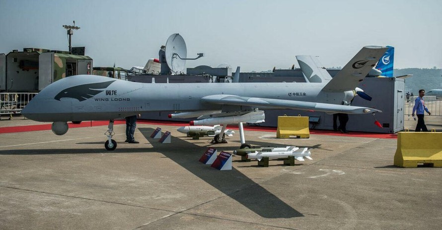 Một máy bay không người lái Wing Loong II do Trung Quốc sản xuất. Ảnh: Getty Images