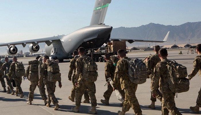 Quân đội Mỹ rời căn cứ không quân Bagram ở Afghanistan, vào tháng 7 năm 2021. (Twitter)