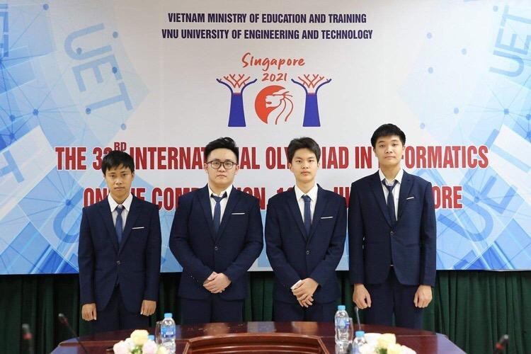Việt Nam giành 4 Huy chương Bạc Olympic Tin học Quốc tế 2021