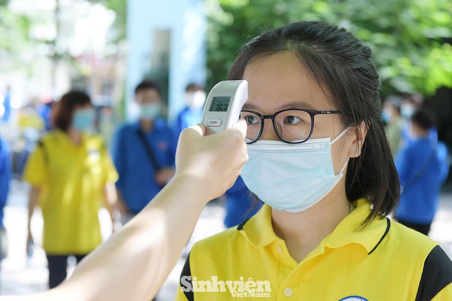 Hình ảnh tổng duyệt kỳ thi tốt nghiệp THPT 2021 tại Hà Nội. Ảnh: DƯƠNG TRIỀU