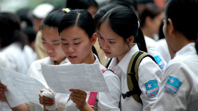 Số học sinh tốt nghiệp THCS năm nay của Hà Nội ước chừng khoảng 70.000. Ảnh: hồng vĩnh