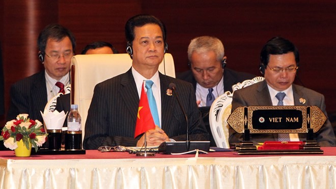 Thủ tướng Nguyễn Tấn Dũng tại Hội nghị cấp cao ASEAN 24. Ảnh: Đức Tâm