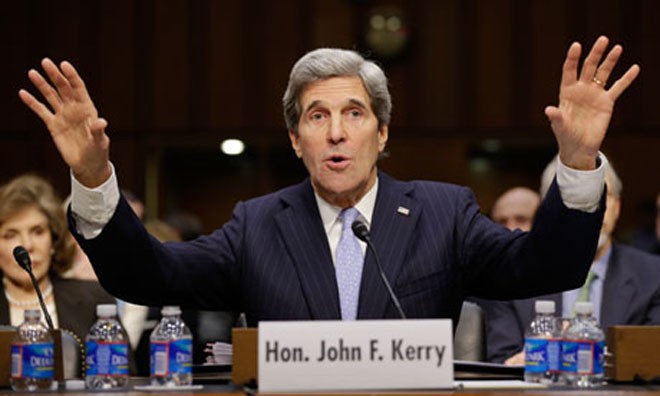 Ngoại trưởng Mỹ John Kerry. 