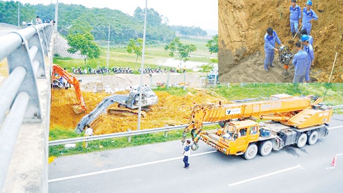 Liên tiếp xảy ra sự cố vỡ đường ống nước sông Đà khiến người dân lo lắng, mất niềm tin. ảnh: Hà Thành
