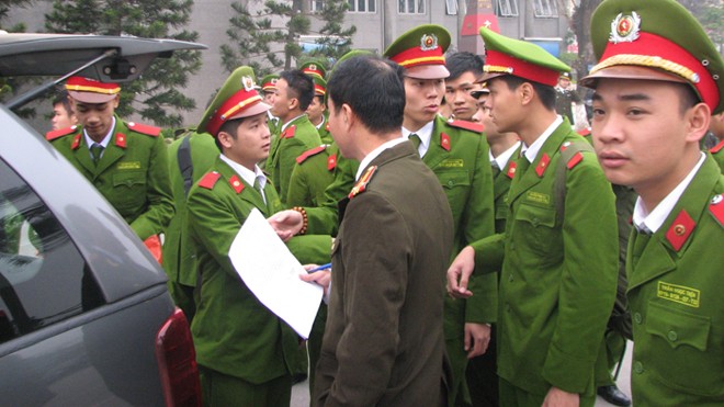 Các học viên Học viện cảnh sát nhân dân ngày ra quân
