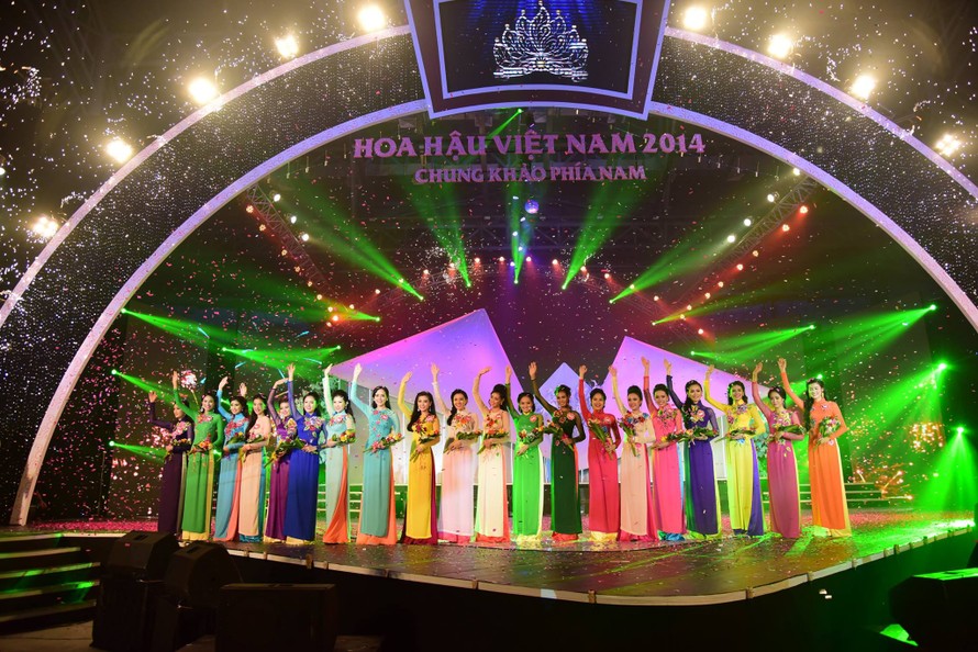 20 thí sinh khu vực phía Nam được lựa chọn vào vòng chung kết Hoa hậu Việt Nam 2014.
