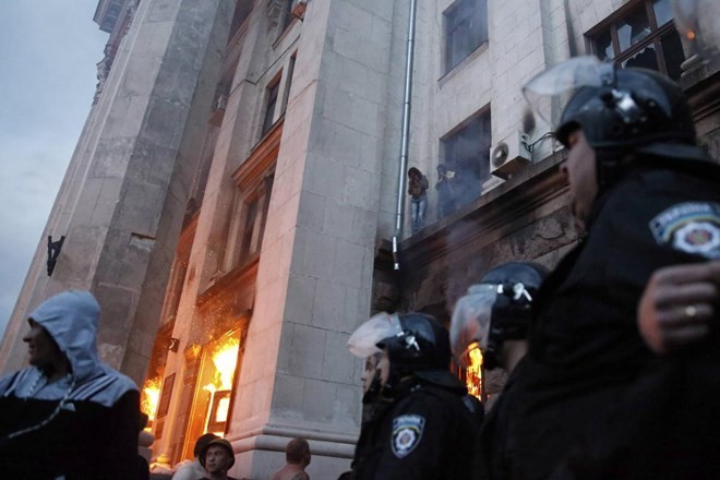 Đụng độ dữ dội tại thành phố Odessa ở miền Đông Nam Ukraine (Nguồn: AP) 