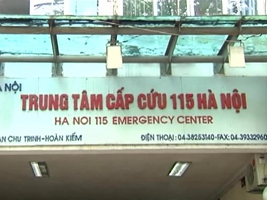 Trung tâm Cấp cứu 115 Hà Nội. (Ảnh: PV/Vietnam+) 