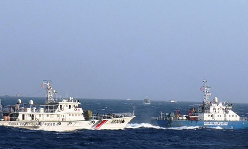 Trung Quốc “bẫy” tàu Việt Nam để quay phim