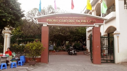 Trụ sở Phòng GD&ĐT quận Cầu Giấy, TP Hà Nội (Ảnh: Nhật Cường). Nguồn: vietnammoi.vn